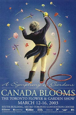 2003 Canada Blooms Poster