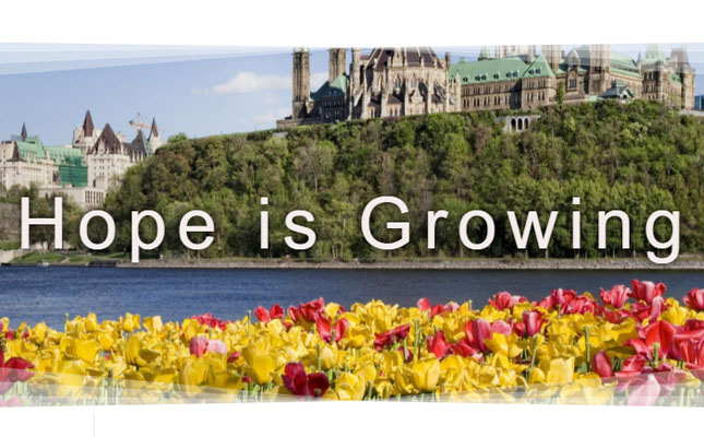 Hope is Growing Banner - Communities in Bloom