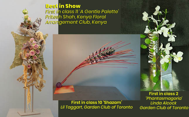 Kaleidoscope Winners - Toronto Flower Show Virtual Flower Show July 2021