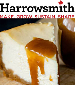 Harrowsmith's Bacon Caramel Cheesecake