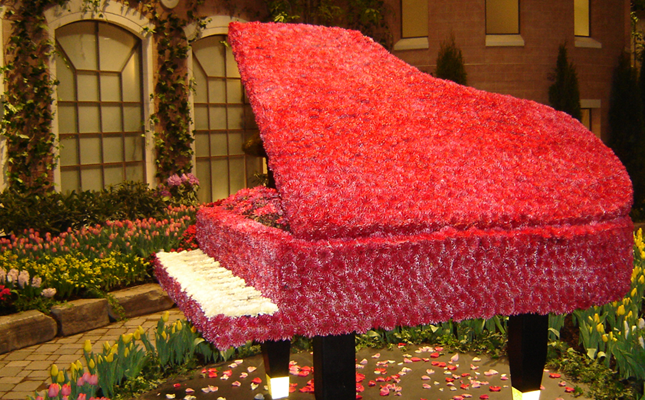 Floral Piano: Garden by City of Brampton, Photo by Bruce Zinger